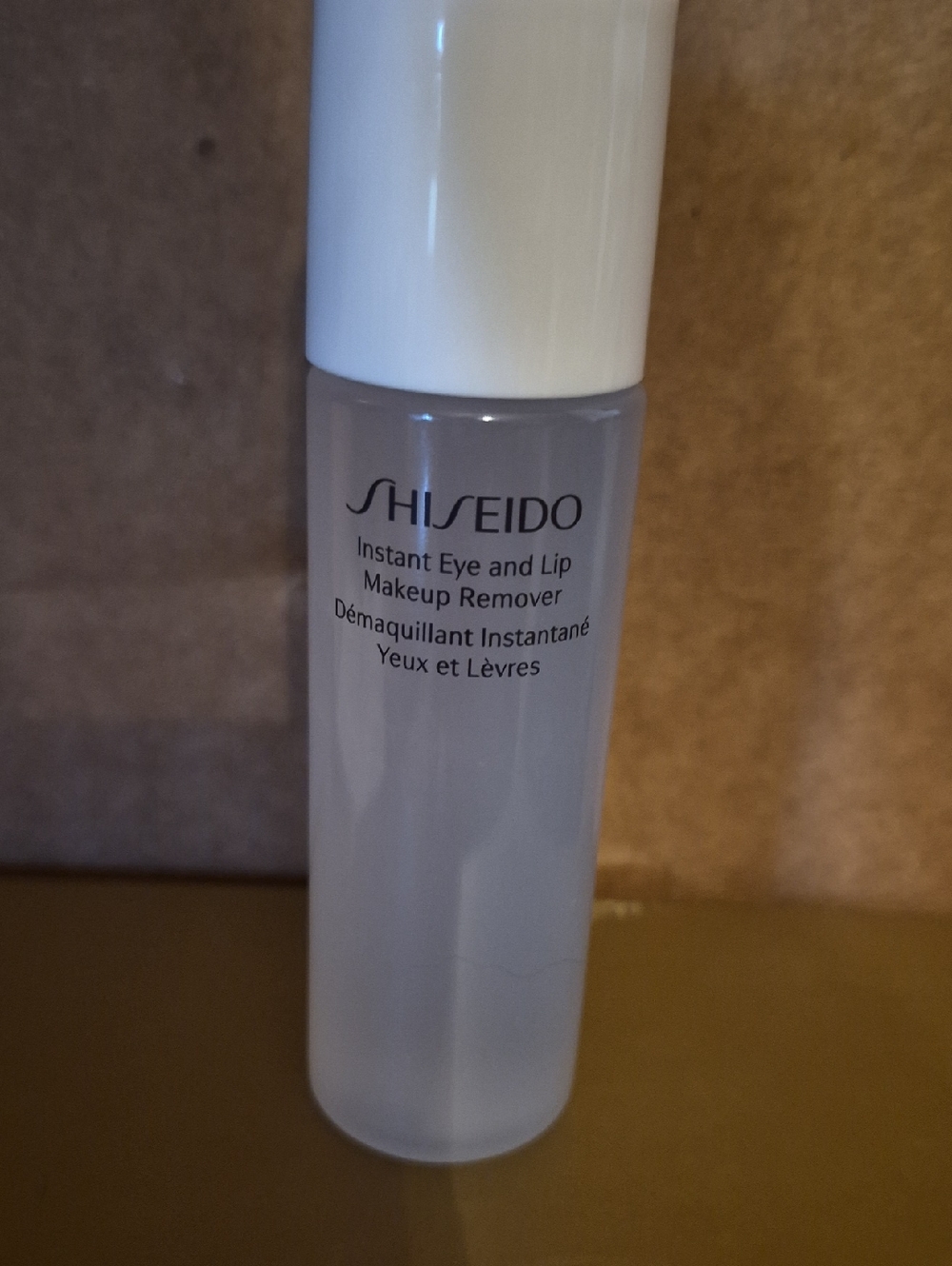 Shiseido Instant Eye and Lip Makeup Remover — Translucent Clear with White Cap